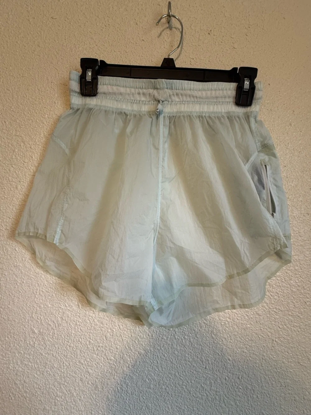 lululemon athletica Mint Green Women's Running Shorts with Inner Brief